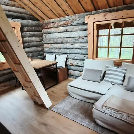 Nyaraló Norcota- Blockhaus Mit Auroraskylight *