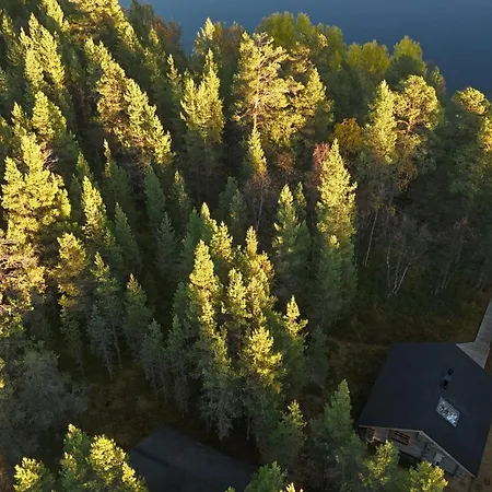 Nyaraló Norcota- Blockhaus Mit Auroraskylight