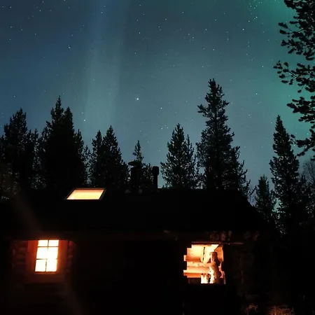 Nyaraló Norcota- Blockhaus Mit Auroraskylight *