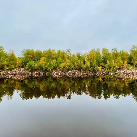 Norcota- Blockhaus Mit Auroraskylight Дом отдыха Инари