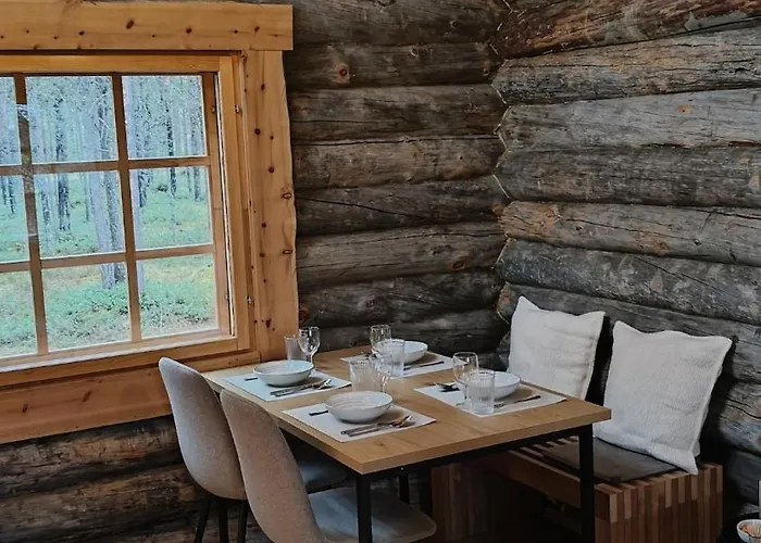 Дом отдыха Norcota- Blockhaus Mit Auroraskylight Инари