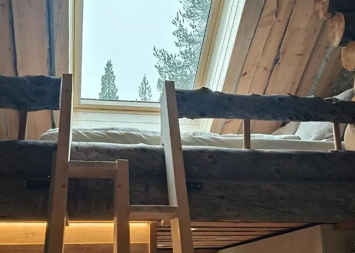 Дом отдыха Norcota- Blockhaus Mit Auroraskylight *