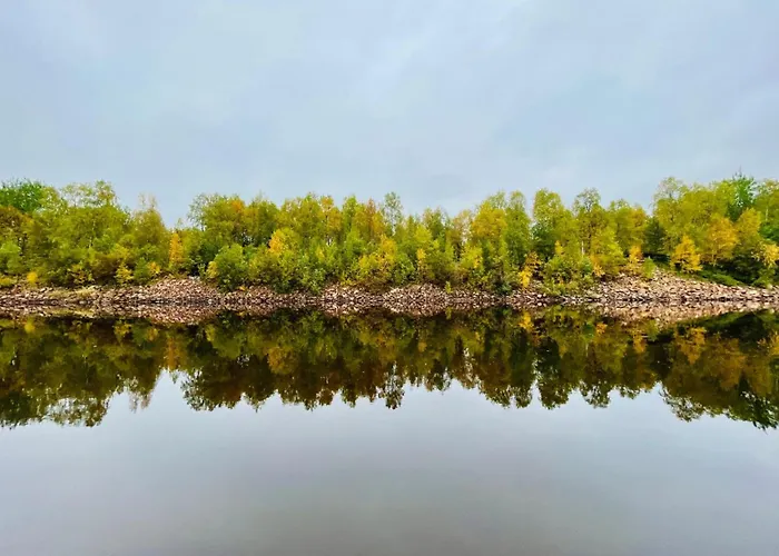 Norcota- Blockhaus Mit Auroraskylight Дом отдыха Инари
