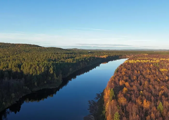 Дом отдыха Norcota- Blockhaus Mit Auroraskylight Инари