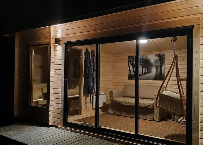 Дом отдыха Norcota- Blockhaus Mit Auroraskylight Инари