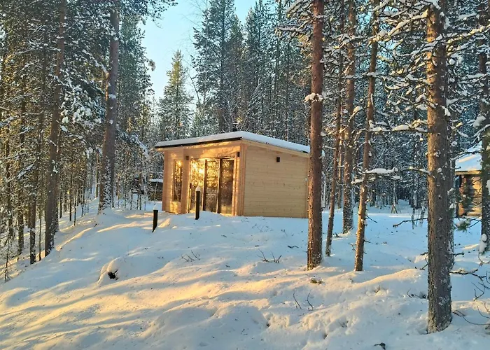 Дом отдыха Norcota- Blockhaus Mit Auroraskylight Инари